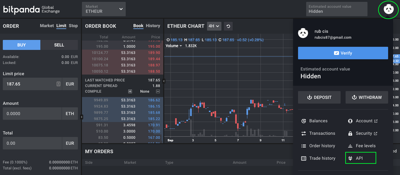Bitpanda Pro API Setup Coinrule Trading Academy